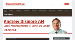 Desktop Screenshot of andrewdismore.org.uk